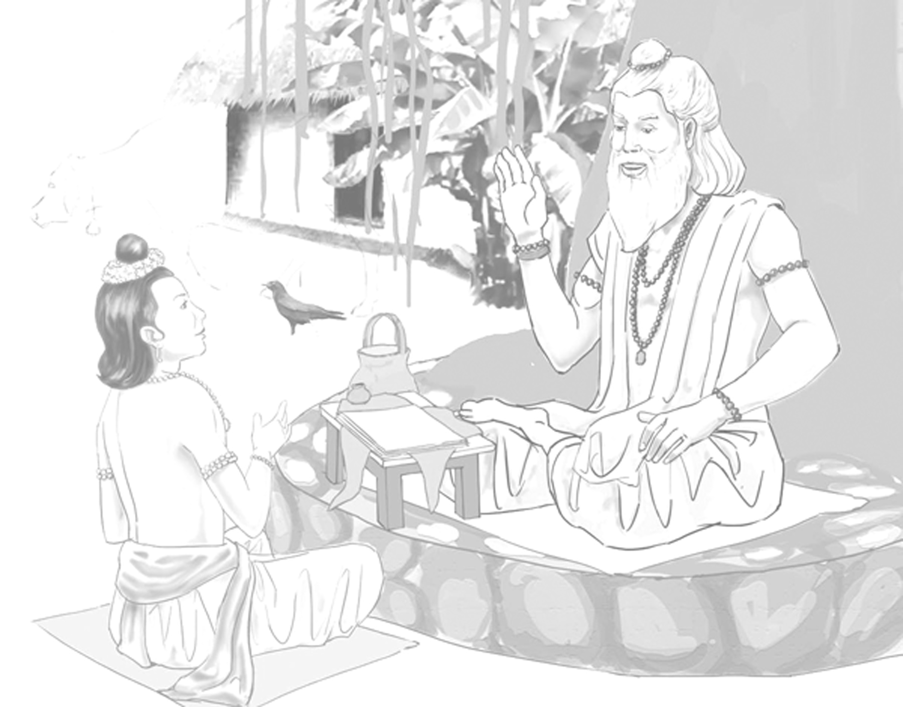 Rama and Vasishtha