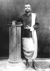 Photo of Sri Ramakrishna in samadhi.